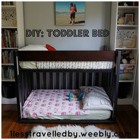But the truth is, bunk beds are a great way to save space and they can be a fun project to build that will provide an immense sense of satisfaction. DIY: Toddler Bunk Bed - 1lesstravelledby.weebly.comLiving ...