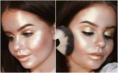 to contouring your entire face with the shiny stuff