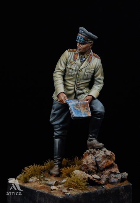 Erwin Rommel Libya 1941 Painted Toy Soldier Museum Quality
