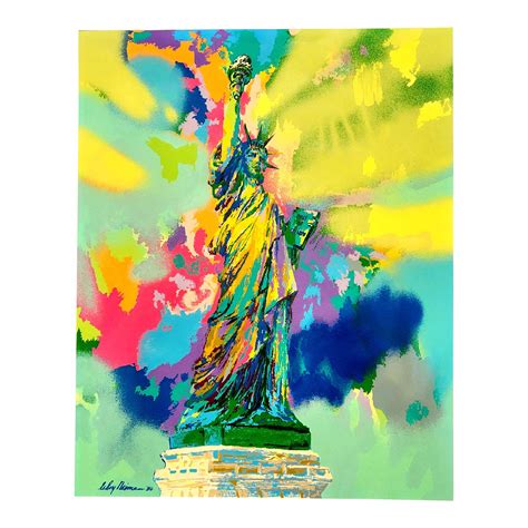 Leroy Neiman Statue Of Liberty Serigraph Circa 1986 Chairish
