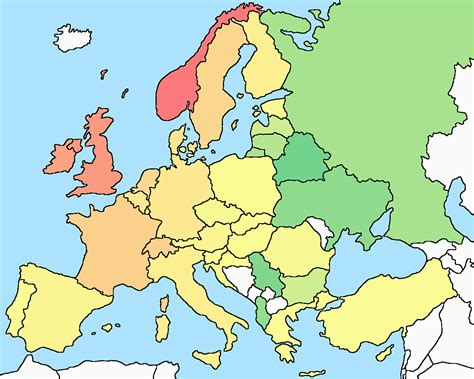 Europe Map Map Of Europe Europe Map With Country Names Map Of My XXX