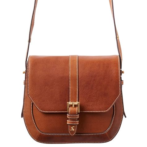 Joules Saddle Leather Bag Womens Bag Houghton Country