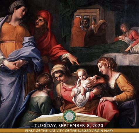 The Nativity Of The Blessed Virgin Mary Feast Day September 8th
