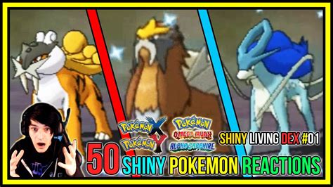 50 Shiny Pokemon Live Reactions Shiny Living Dex 01 50 Pokemon X