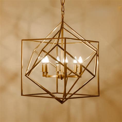 Gold geometric cage pendant light with black fabric cable 51 liked on polyvore featuring home lighting. Gold cage lamp shade geometry kitchen light modern Pendant Lights home lighting light fixture ...