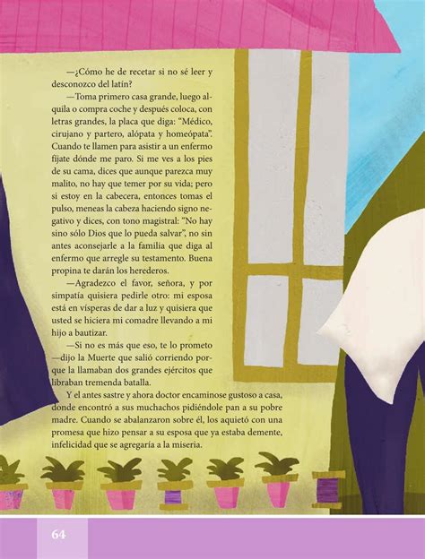 Español Libro De Lectura Quinto Grado 2016 2017 Online Página 64 De