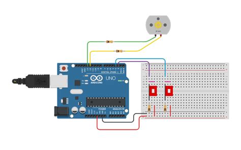 Circuit Design Arduino Dc Motor Clockwise And Counter Rotation With Dip