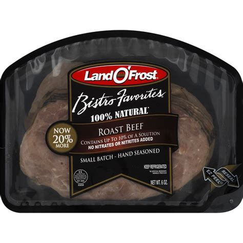 Land O Frost Bistro Favorites Beef Roast Packaged Hot Dogs Sausages