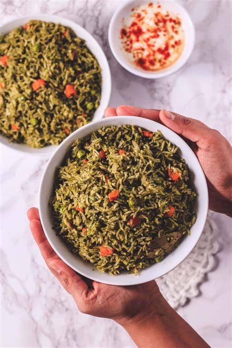 A Perfectly Delicious And Easy Instant Pot Palak Rice Recipe Youll