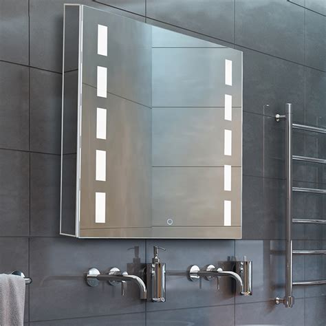 The two mirrors on the front doors appear as one larger mirror for a design that integrates easily into any bath or powder room. Bathroom Medicine Cabinet, Aluminum, Recessed/Surface ...