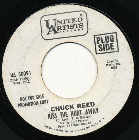 Chuck Reed Kiss The Hurt Away 1966 Vinyl Discogs