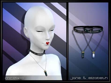 Jane And Elizabeth Necklace By Mrdapo At Tsr Sims 4 Updates