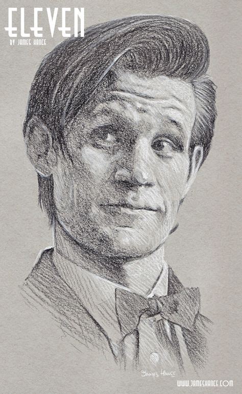 11th Doctor Relentlessly Cheerful Art By James Hance Doctor Who