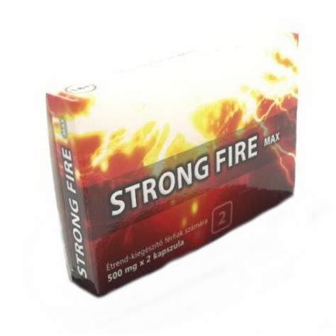 Strong Fire Max Potencianövelő 2 Db Corner69hu