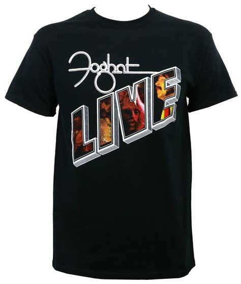 Foghat Band Live Album Cover 1977 T Shirt Merch2rock Alternative Clothing
