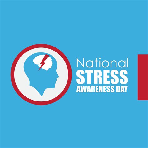 Vector Illustration Of National Stress Awareness Day Simple And Elegant Design 13126955 Vector