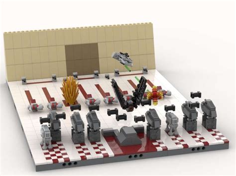 Lego Moc Micro Star Wars Battle Of Crait By Meregt Rebrickable
