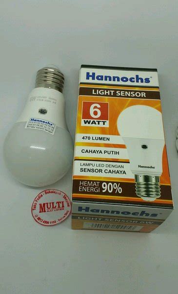 Jual Lampu Sensor Cahaya Hannochs 6 Watt Di Lapak Multi Alat Listrik