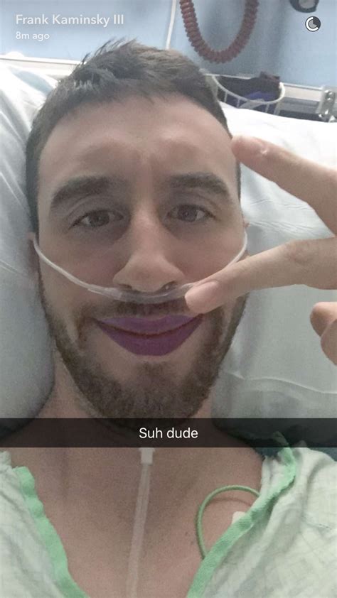 Frank Kaminsky Is Taking Tons Of Great Filtered Snapchat Selfies While