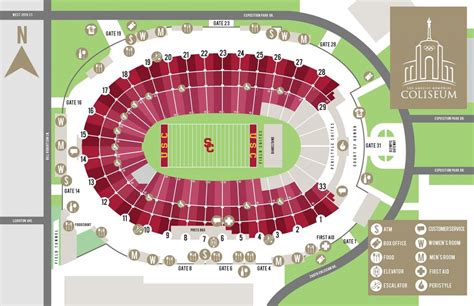 La Coliseum Area Map