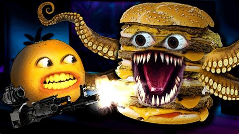 Annoying Orange Monster Burger Trilogy Youtube