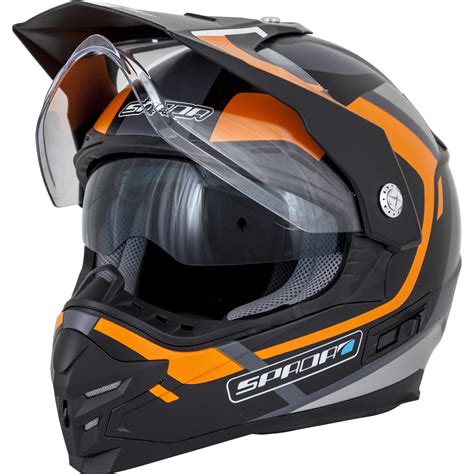 Spada Intrepid Beam Dual Sport Helmet Motorcycle Adventure Enduro Sun
