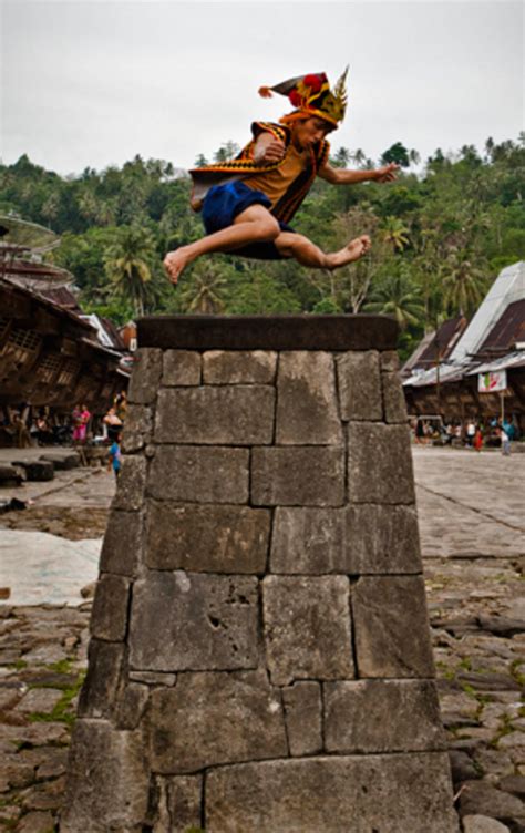 Stone Jumping In Indonesia Cbs News
