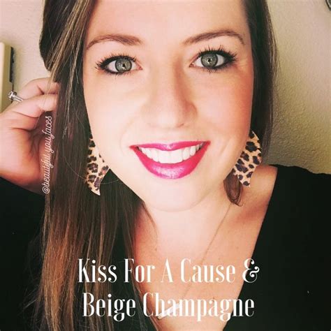 Kiss For A Cause Beige Champagne Lipsense Id Beautiful You