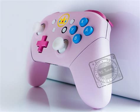 Custom Princess Peach Pastel Pink Nintendo Switch Pro Controller Etsy