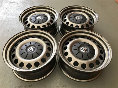 Volkswagen Transporter T4 Banded Steel Wheels 5x112 Staggered Extra