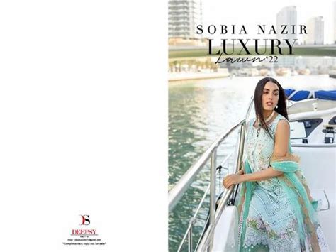 Pakistani Embroidered Sobia Nazir Luxury Lawn By Deepsy Suits At Rs