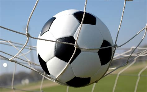 Football Ball Hit In Net Sports High Resolution Pics Hd Wallpapers