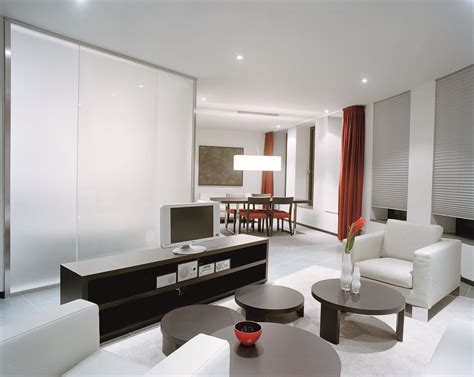 What does futuristic mean in interior design category? White modern spacious trendy futuristic living room of the ...