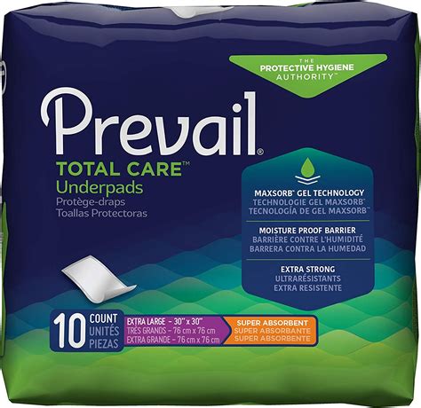 First Qual 81003101 Underpad Prevail 30 X 30 Inch Disposable Up 100 Box