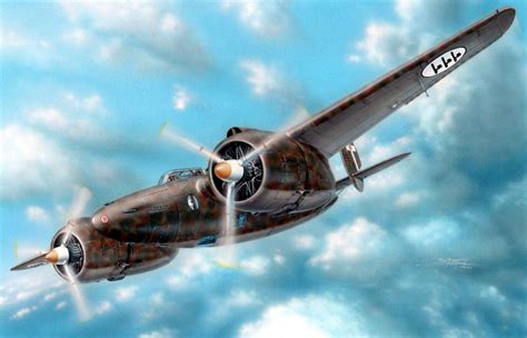 1940 Breda Ba88b Lince Stan Hajek Special Hobby Wwii Plane Art