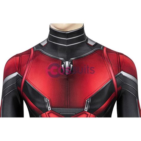Ant Man And The Wasp Scott Cosplay Costume Jumpsuit With Mask Cossuits