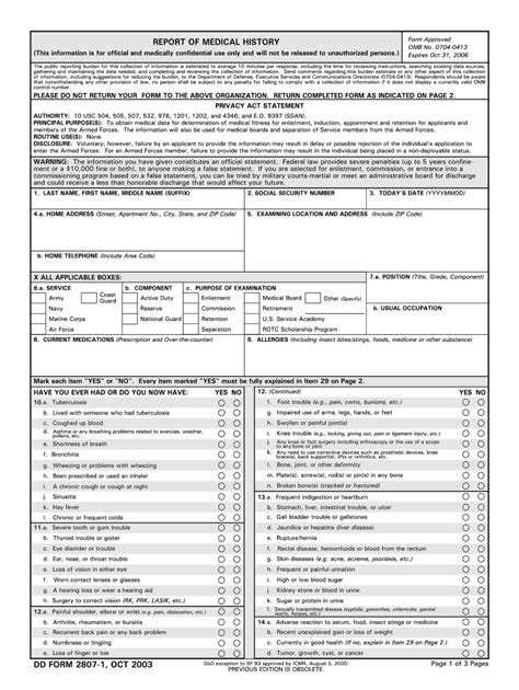 Dd Form 2807 1 Printable Fill Online Printable Fillable Blank