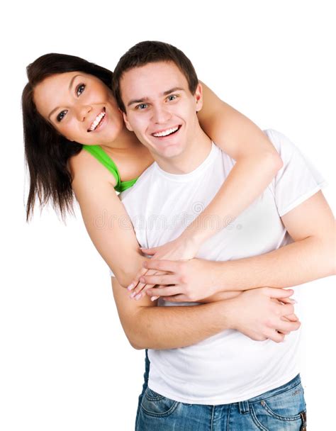 Smiling Young Couple Stock Photo Image Of Bond Color 20531796