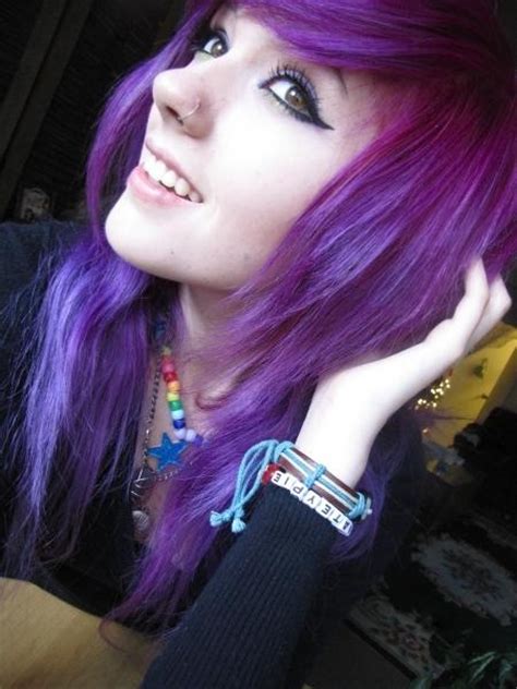 Leda Muir Ledamonsterbunny Purple Dyed Scene Hair Pretty