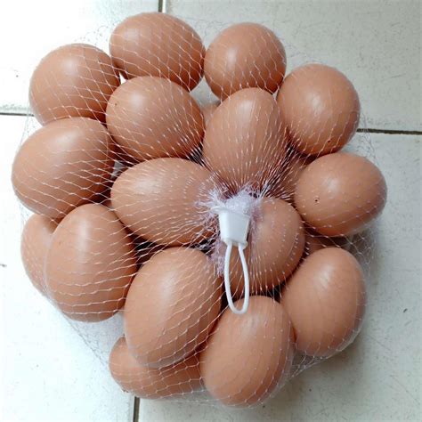 Mainan Telor Telur Ayam Kampung Telur Ayam Negri Mirip Seperti Beneran Isi 20 Pcs Lazada Indonesia