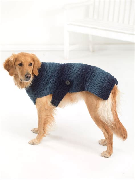 Asta Dog Sweater Crochet Version 1 Lion Brand Yarn