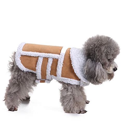 Rypet Small Dog Winter Coat Shearling Fleece Dog Warm Coat For Small