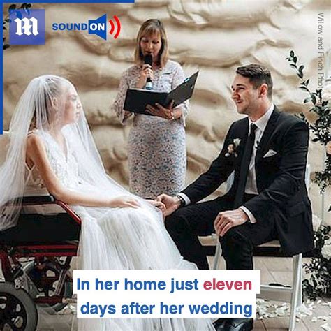 Moment Terminally Ill Bride Gets Married With Days To Live A Heartbreaking Ending For This