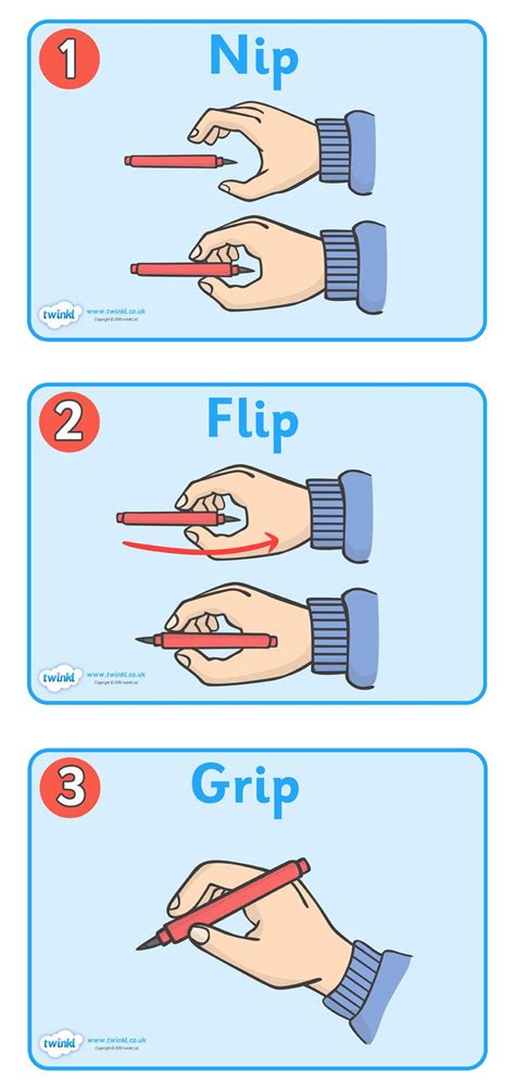 How To Grip A Pencil Poster Teaching Resources Primary Preschool