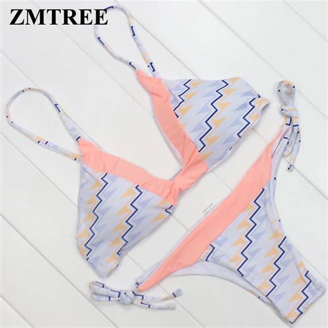 Zmtree Brand Bikini 2017 New Bikinis Set Women Tassel Swimsuit Sexy
