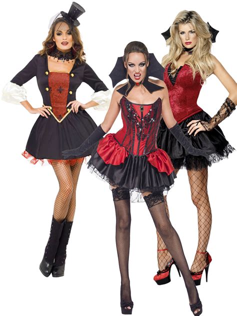 Ladies Sexy Gothic Vampire Fancy Dress Costume Vamp Halloween Womens
