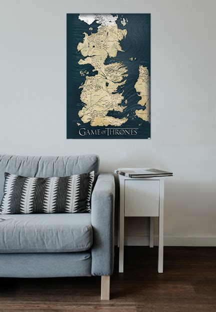 Game Of Thrones Map Poster Impericon En
