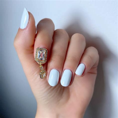 White Nail Art Designs For Short Medium And Long Nails K4 Fashion