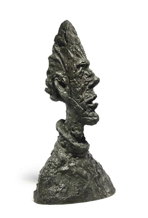 Alberto Giacometti Portrait Sculpture Sculpture