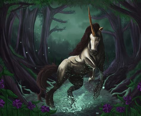 Unicorn Forest By Lbasse On Deviantart